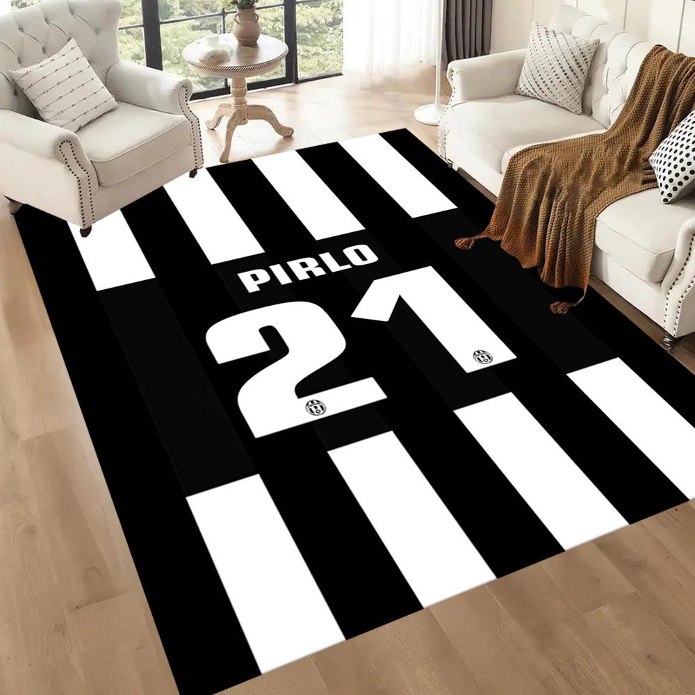 Juventus Floor Rug Office Rug Perfect For Game Room Living Rooms Dormitory Bedrooms Antislip Carpet Decorate Offices Gift For Festivals