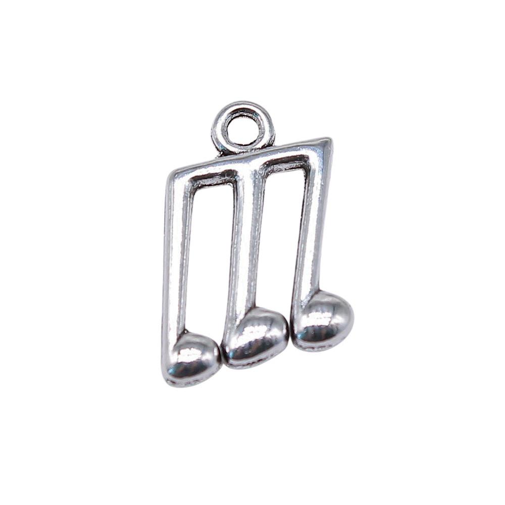 Jewelry Crafts Music Note Charms Alloy Pendants For Concert Collector