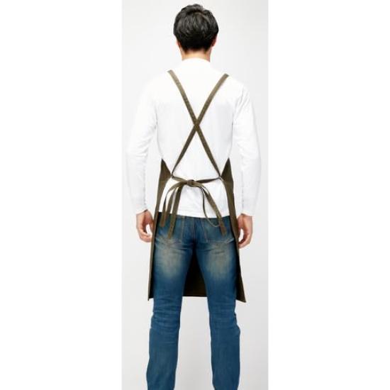 TRUSCO Canvas Sash Olive Apron, Type, Drab, HEP-OD