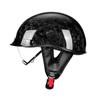 AD Carbon Fiber Retro 3C Certified Motorcycle Half Helmet for Men & Women