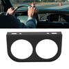 2 Hole Gauge Panel Gauge 2‑1/16 Inch 52MM Universal Metal Car Meter Mount Instrument Panel Black