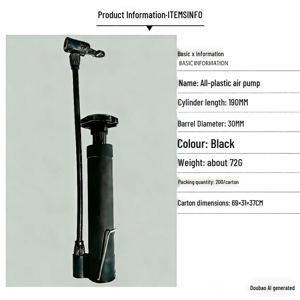 Compact High-Pressure Portable Ball Pump