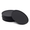 Round Non-slip Silicone Coaster - 10cm Heat-resistant, Drip-proof, Customizable Logo for Water and Coffee Cups.