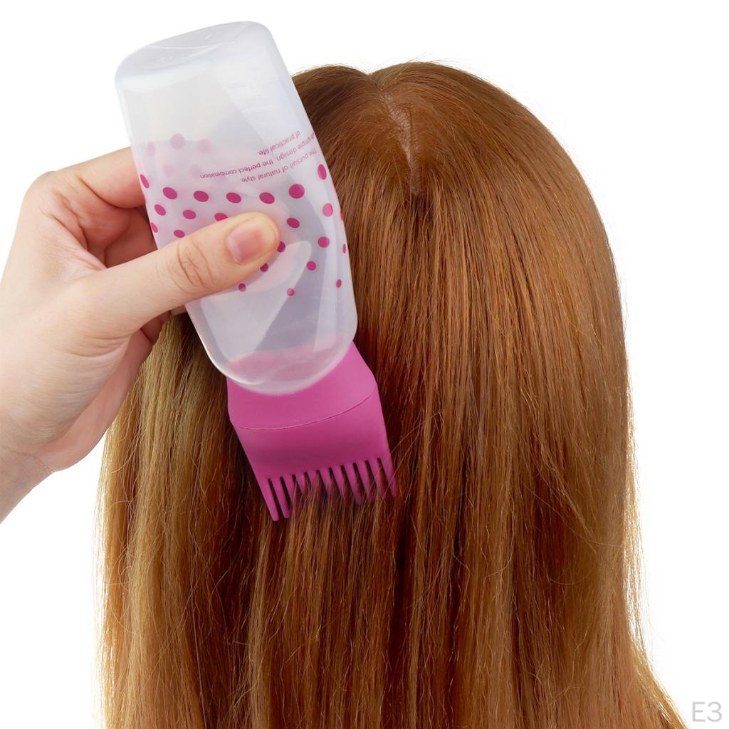 120ML Empty Hair Dye Dispensing Bottle Salon Dyeing Applicator