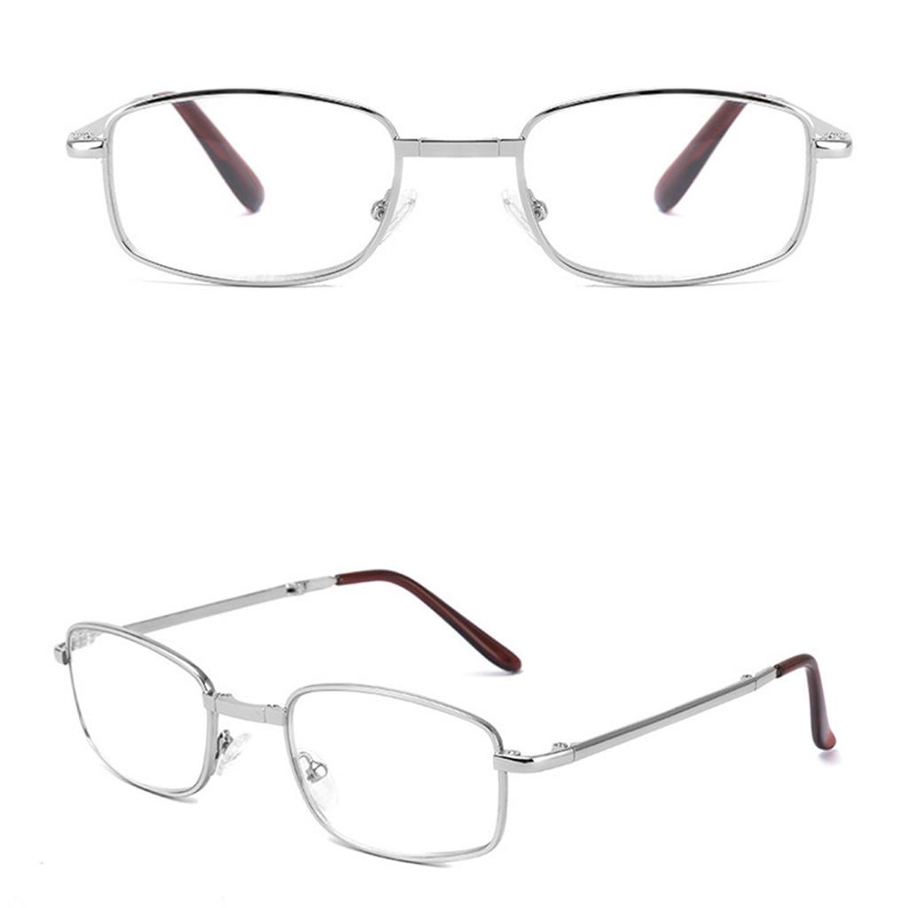 Fashionable Neck Hanging Reading Glasses Magnet PC Square Frame HD Convenient And Comfortable Telescopic Feet Unisex