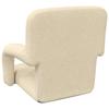 Adjustable Floor Chair with Armrests 5 Position Reclining Backrest Fabric