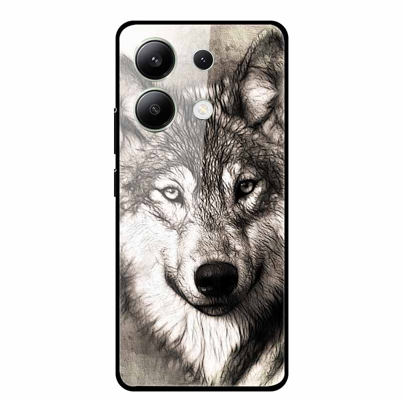 For Xiaomi Redmi Note 13 5G Phone Case Soft Bumper Tempered Glass Hard Back Cover Case For Redmi Note 13 Pro Case Note13 Pro Bag
