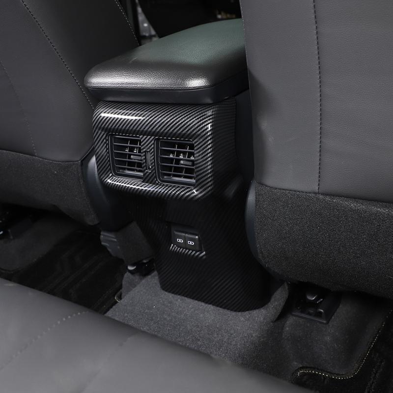 For Toyota RAV4 -2025 ABS Carbon Fiber Interior Kit Dashboard Console Gear Shift Panel Decoration Cover Trim Stickers