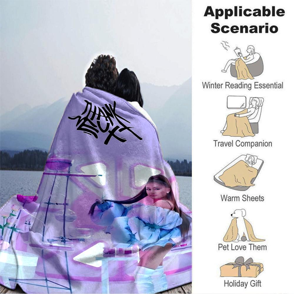 Futuristic Fashion Art Blanket Soft Throw Blanket For Home Bedroom Bed Sofa Travel Office Solid Christmas Blanket