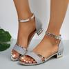 Sequin Sandalias De Mujer Plus Size 35-43 Shoes for Women Summer Fashion Wedges Heels Comfortable Platform Sandals