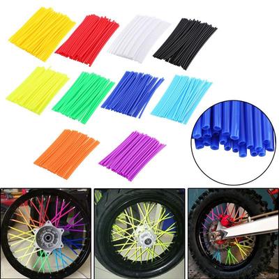 36 Pcs Wheel Spoke Protector Motocross Rims Skins Off Road Guard Wraps