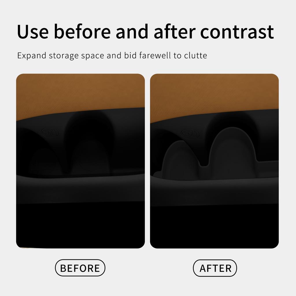 for Hyundai Palisade 2026 Car Door Side Storage Box Car Accessories TPE Front Rear Gate Slot Anti Dirty Storage Organizer Tray
