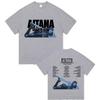 Aitana Cuarto Azul World Tour 2026 Print T Shirt Mens Women Hip Hop Vintage Fashion Cotton Short Sleeve Tshirt Fans Streetwear