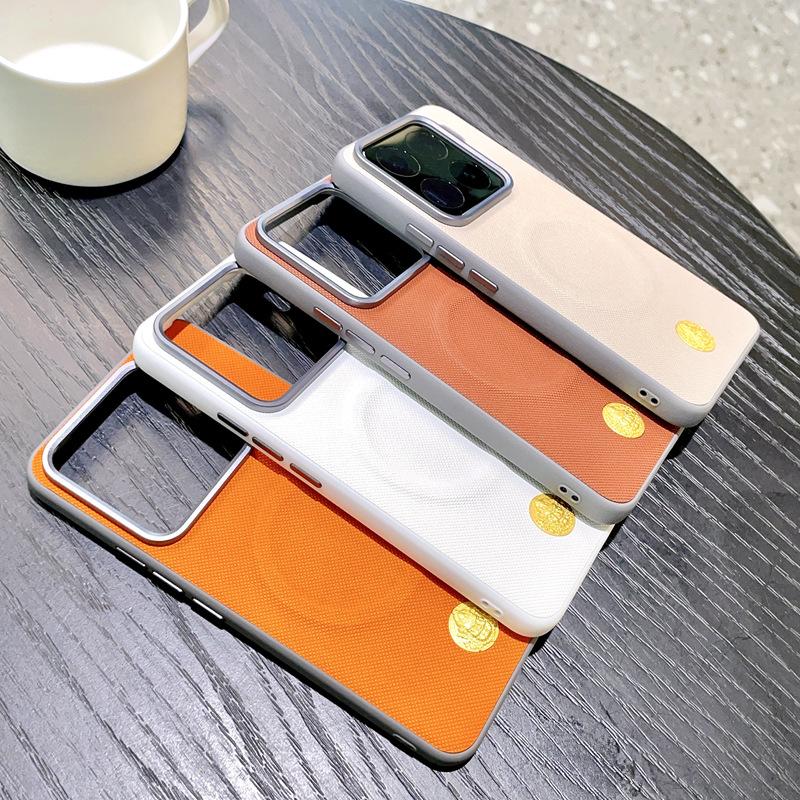 Für Xiaomi 15 15 Pro 15S Pro 14 14 Pro Einfarbige galvanisierte magnetische fingerabdruckresistente Handyhülle
