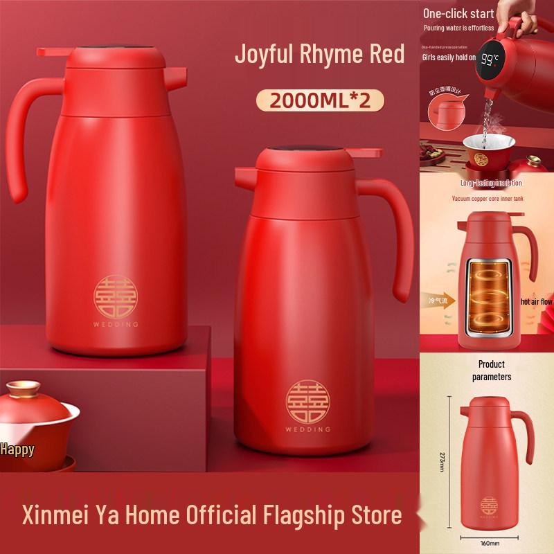 Personalized Large Capacity Stainless Steel Thermos Flask for Home and Dorm Use