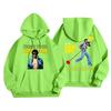 Unisex Casual Letter Print Hoodie Long Sleeve Loose Fit Sweatshirt for Men and Women