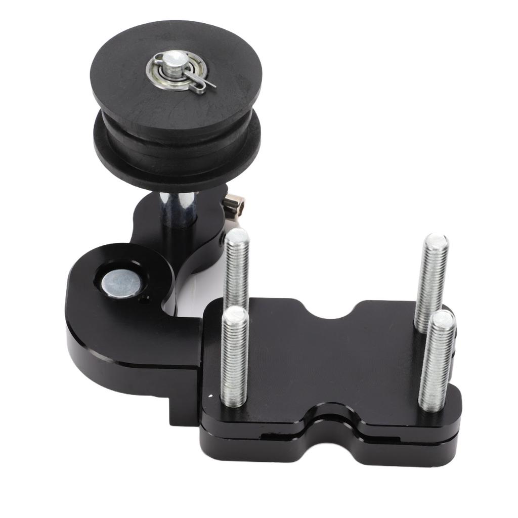 Motorcycle Chain Adjuster Tensioner High Strength Metal Black Universal for Cruiser Motorcycle ATV