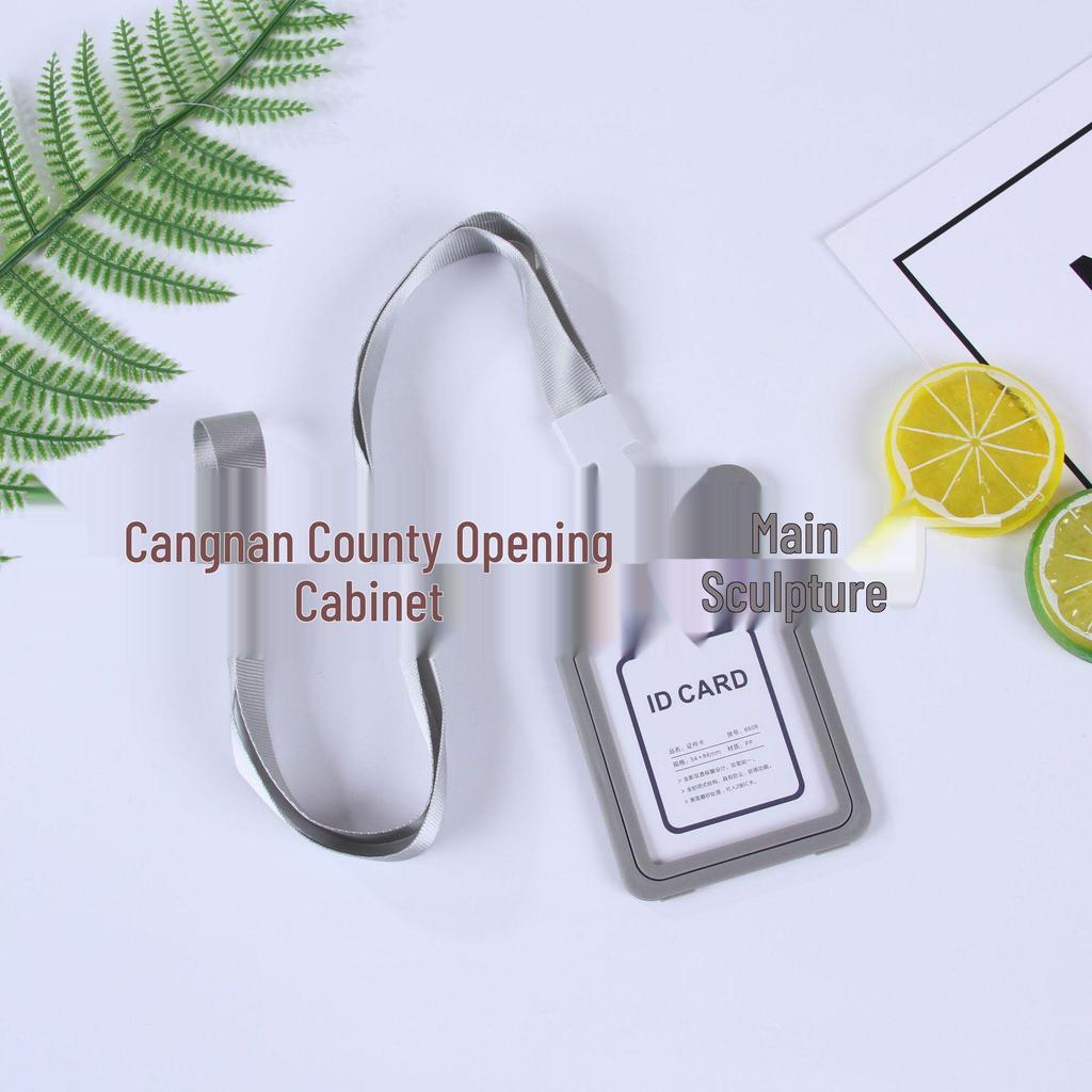 Double-Sided Transparent Colored ID Badge Holder Sleeve