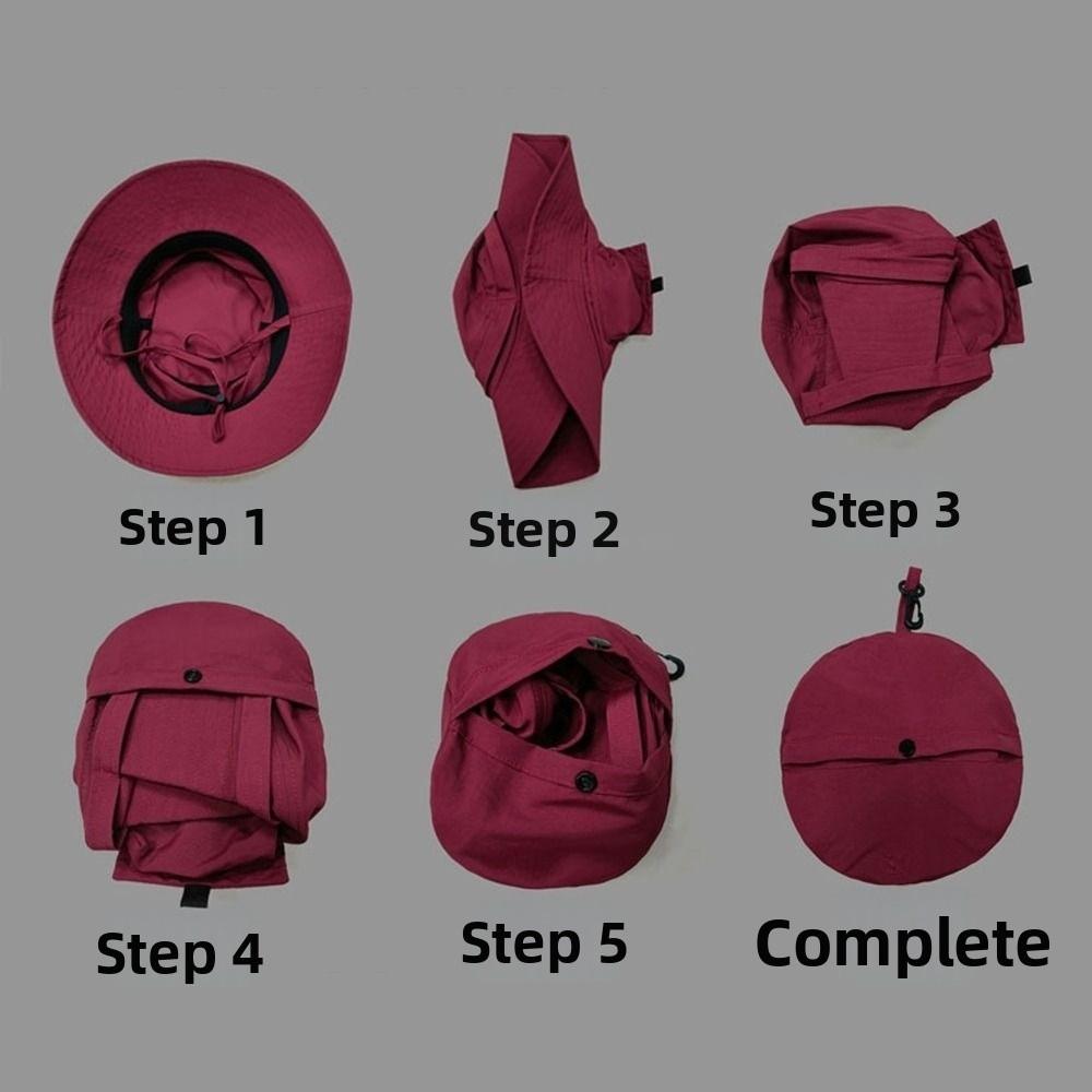 Fashion Foldable Bucket Hat Waterproof Sun Protection Fisherman Hats Quick Drying With Storage Bag Sunscreen Cap Summer