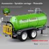 Landwirtschaftlicher Traktor mit Anhänger Trägheitsspielzeug Gabelstapler Transportwagen Sprinkler Modell Simulationsspiel Jungen Kinderspielzeug Geschenke