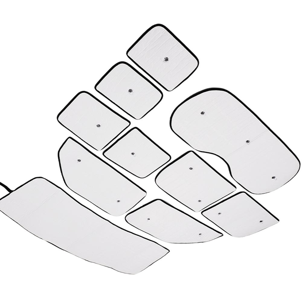 Κάλυμμα Ηλιοπροστασίας Παραθύρου Μπροστινού Πίσω Παρμπρίζ Ηλιοφάνεια Αντι-UV Μονωτικό Μαξιλαράκι Για Land Rover Defender 2012-2024 Αξεσουάρ Αυτοκινήτου