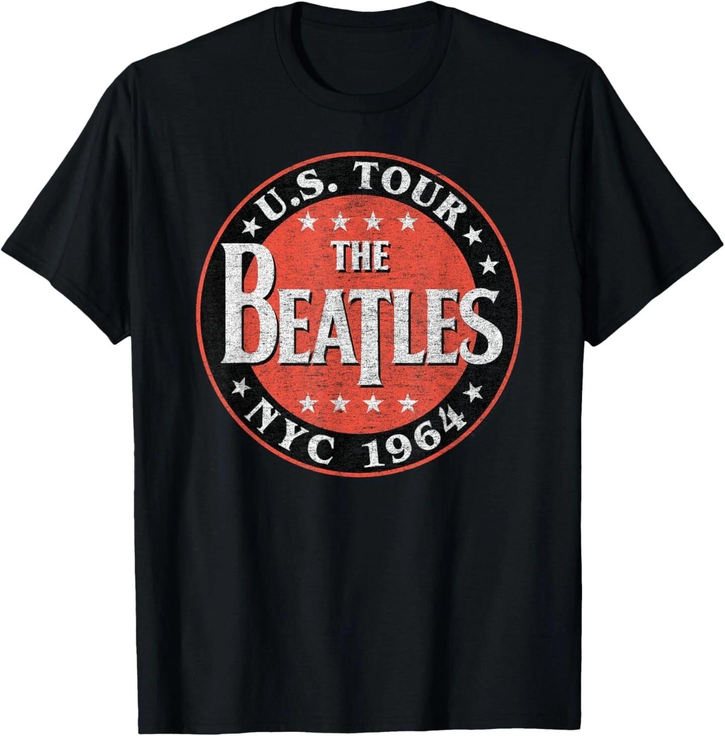 

The Beatles US Tour NYC 1964 Short Sleeve T-Shirt Tops S