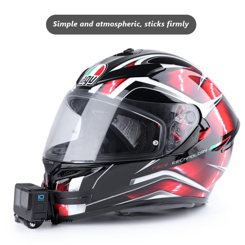 Motorcycle Helmet Chin Stand Mount Holder 360 Degree Rotation Bracket Compatible For Gopro10/9 Dji