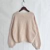 Women's Classic Tie-Front Knit Cardigan - Solid Color Round Neck Sweater Casual Pullover