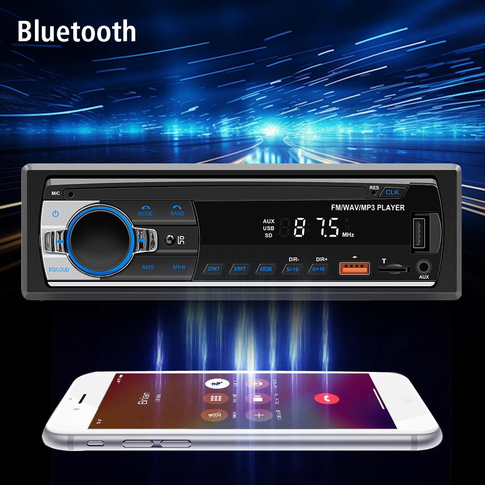 Remote Control USB TF FM Receiver Digital Bluetooth Audio Music Stereo Car MP3 Player Car Radio Car Accessories