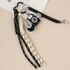 PVC Leather Baseball Pendants Zinc Zinc Alloy Versatile Bag Charm Rugby Tassel Keychain  Girls