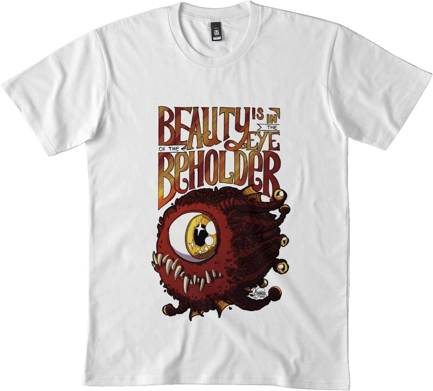 Beauty is in The Eye of The Beholder DMN t-Shirt bl Black M белый