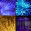 Car Ceiling LED Starlight Kits with 16W RGBW Fiber Optic Filaments, Meteor Shower Effect, Remote Controlled Via App