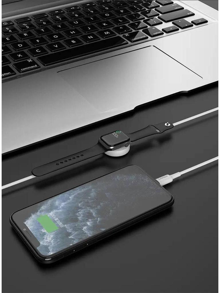 PISEN iWatch 2-in-1 Lightning & Wireless Magnetic Charging Cable