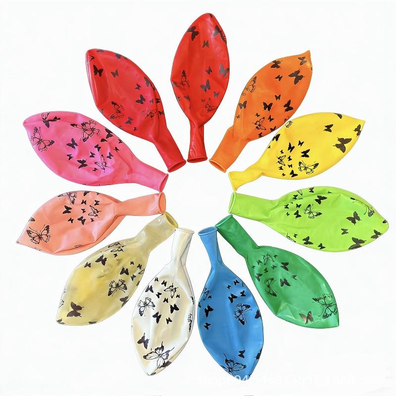 36 Inch Non-Toxic Round Latex Large Balloons Strawberry Watermelon Pineapple Print for Pool Party Home Decor
