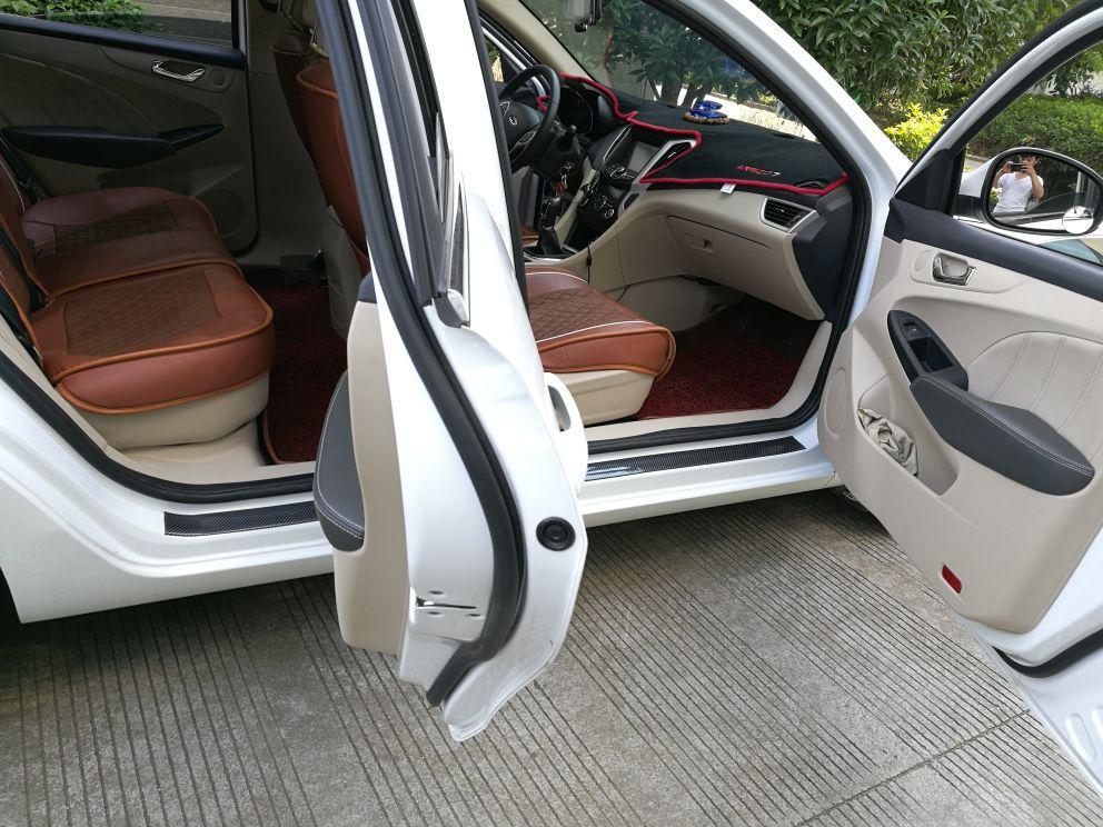 1Pc 2m Carbon Fiber Style Car Scuff Plate Door Sill Cover Panel Step Protector