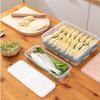 Household Food Egg Crisper Box Refrigerator Dumpling Box Wonton Fresh-Keeping Organizers Quick Freezing Refrigerator Storage