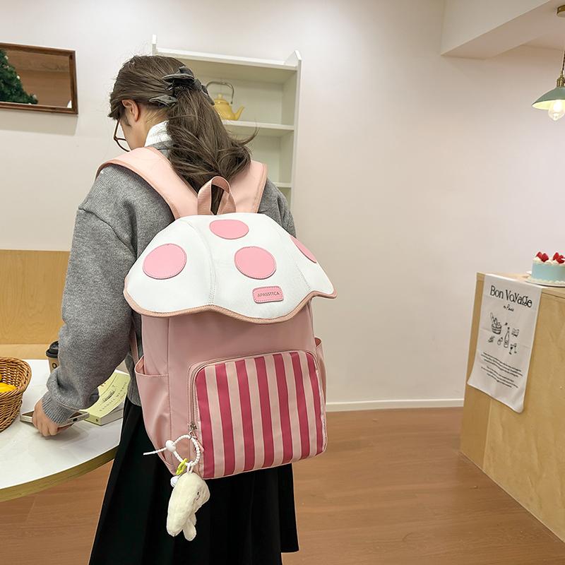 Backpack Women's Colorblock Student Schoolbag Campus Backpack