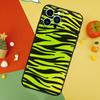 Cyan Giraffe Leopard Zebra MAD PRINTS Case For iPhone 15 16 11 13 12 14 Pro Max Mini X XR XS 7 8 Plus Back Cover Shell