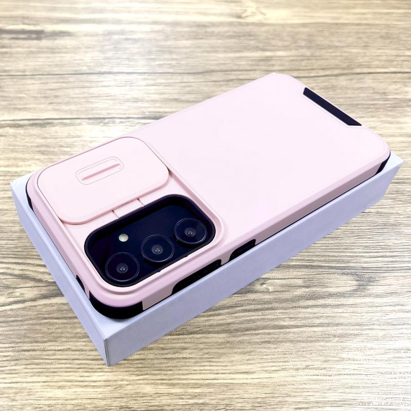 

Противоударный бронированный чехол для Samsung Galaxy S25 A56 A55 A36 A15 A35 A54 A53 5G 4G S24 S23 S22 S21 Ultra Plus FE с крышкой-слайдером для камеры For Samsung A36 розовый