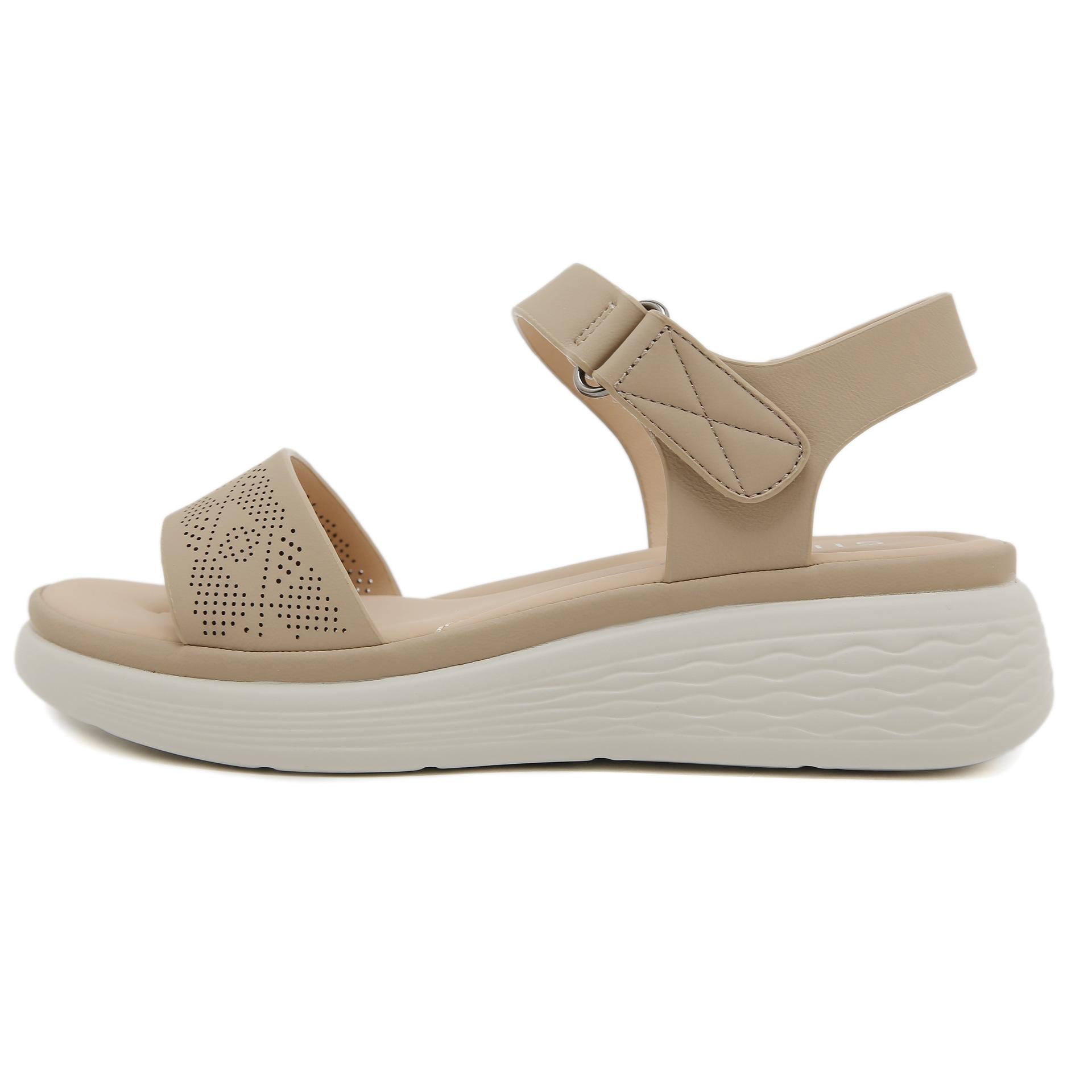 

Новые легкие, нескользящие и удобные повседневные спортивные сандалии на толстой подошве с застежкой-липучкой 41 абрикосовый