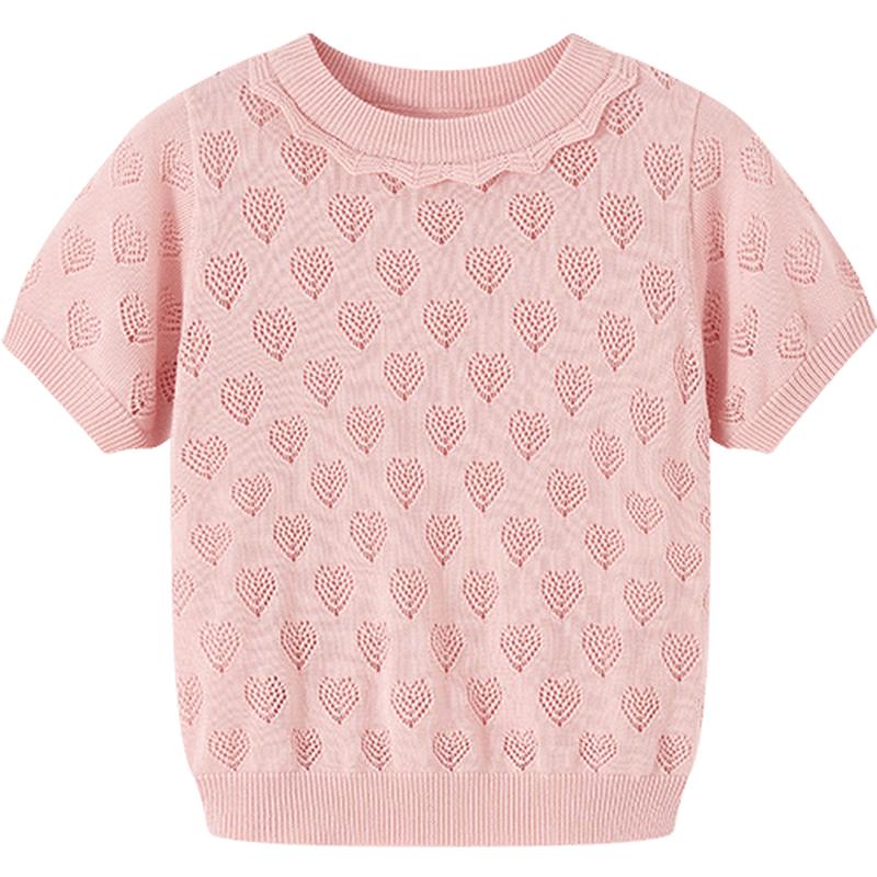 YEEHOO Girls  Breathable Lyocell Short Sleeve T-Shirt 110