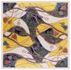 90X90Cm Silk Scarf Women Belt And Rope Design Foulard  Neckerchief Square Scarf Female Bandana Office Lady Headband