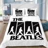 Rock Band The Fab Four Bedding Sets,Rock Band Mop-tops Printed Futon Cover Those Lads From Liverpool Duvet Cover for Teenagers