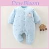 Baby Winter Cotton Romper With Thick Insulation For Newborns And Infants