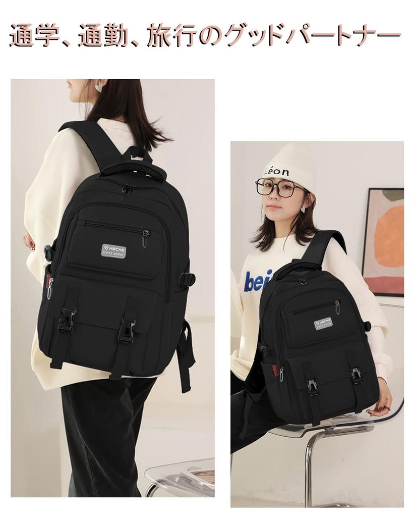 Topokentlina Korean Large Fits a Perfect for and Unisex Backpack Women's Backpack, School-Friendly, Design, Capacity, Waterproof, Lightweight,
