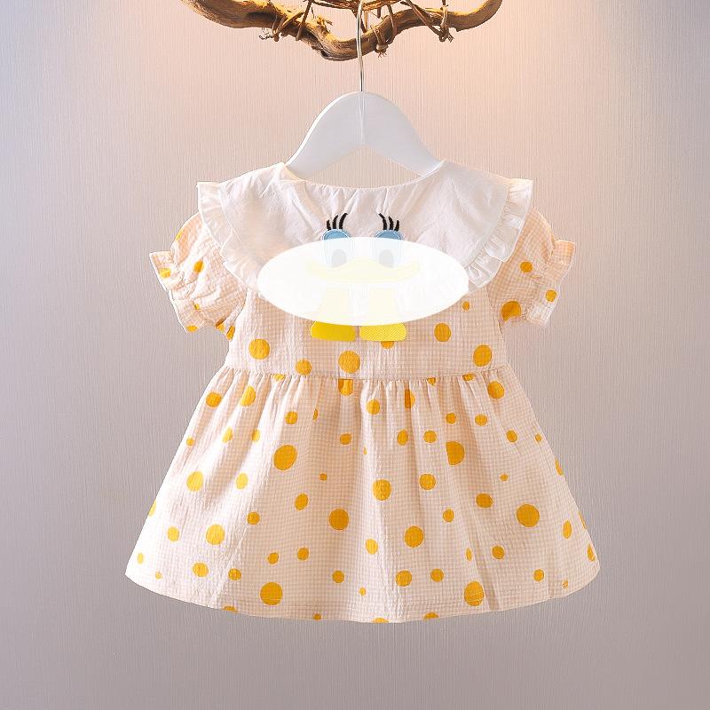 Summer Girls Prinss Dress Cute Baby Toddler Fashionable Infant Party Gown For Little Kids