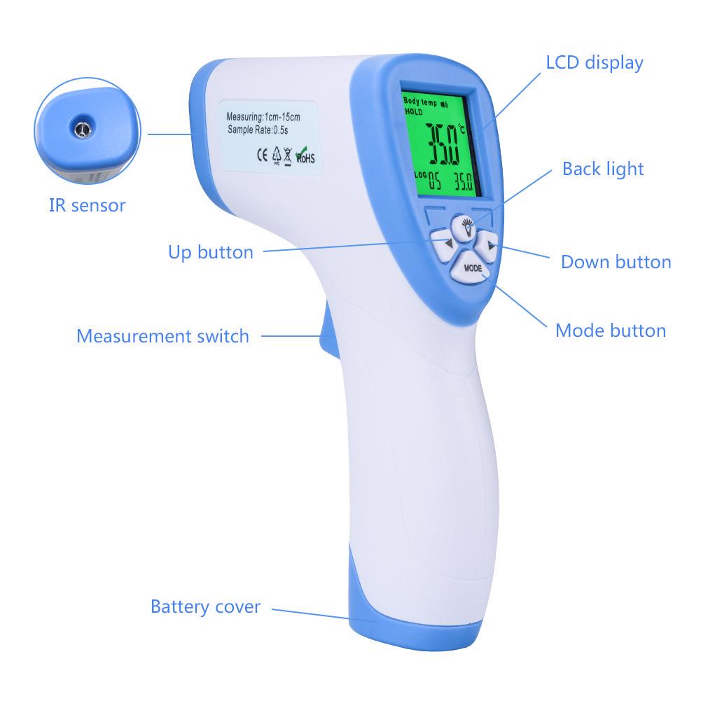 Baby Thermometers Morza DT8809C Digital LCD Noncontact IR Infrared
