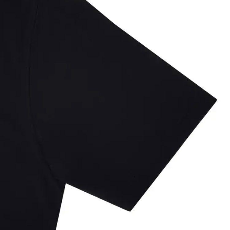 New Balance T Shirts Men's Black Crew Neck Moderate Straight Fit AMT31251-BKH