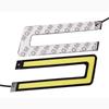 2 stücke 12V U Form Tagfahrlicht Wasserdicht DRL Auto LED Streifen Externe Lichter Signal Lampe Nebel Lampe Universal
