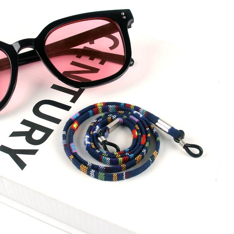 Boho Glasses Sunglasses Cotton Neck Strap High End Ethnic Rope Glasses Fixing Hanging Neck Chain Women Men Eyeglasses Straps